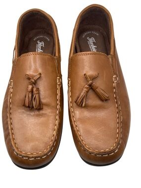 Florsheim Kids/Mens Sz 7 Jasper Jr. Moc Toe Drop Tassel Loafers Dapper Preppy